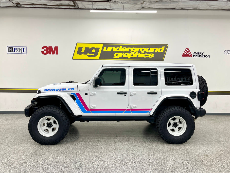 Jeep Wrangler Scrambled Retro Kit (JL & JLU)