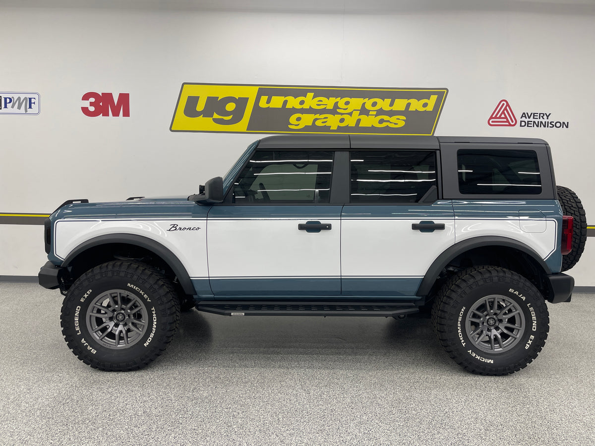 Bronco Retro Side Panels — Underground Graphics