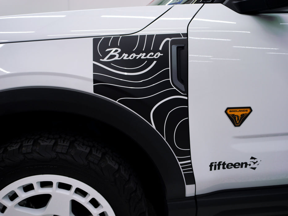 Bronco Sport "Glade" Fender Graphics (Digitally Printed)