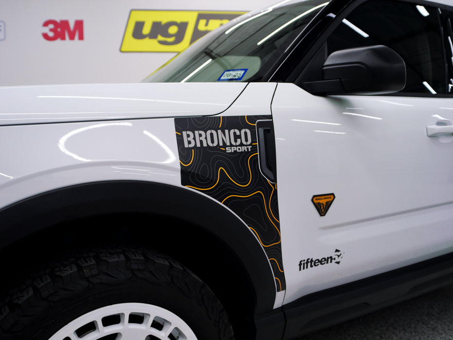 Bronco Sport "Glade" Fender Graphics (Digitally Printed)