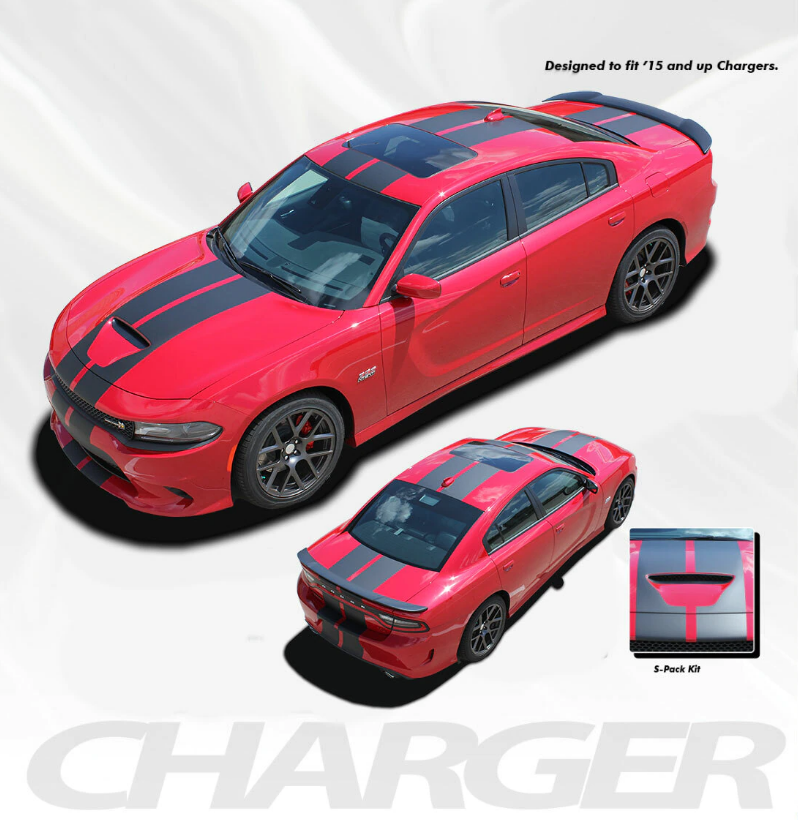 Charger Rally Stripe Kit 15-21 | N CHARGE SRT